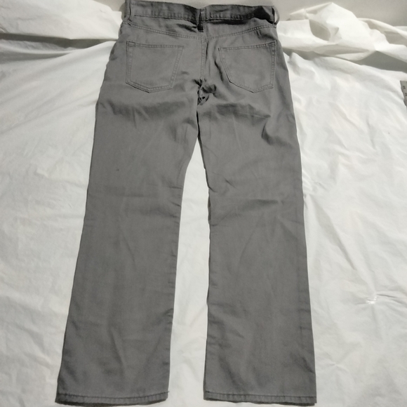 Old Navy Mens Straight Leg Chino Pants Grey Gray Size 33X30 - Picture 7 of 8